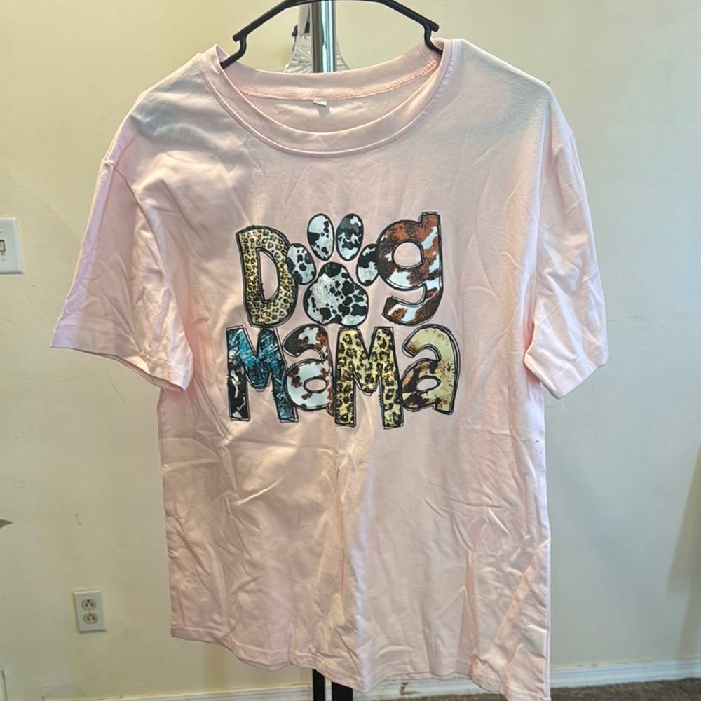 Pink 'Dog Mama' Kids T-Shirt